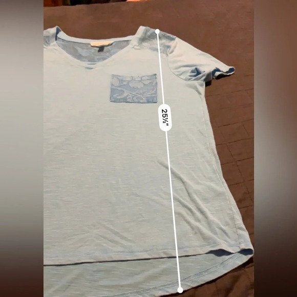 RIO & RIAN Lace Back Tee Large Super‎ soft! - Picture 4 of 6